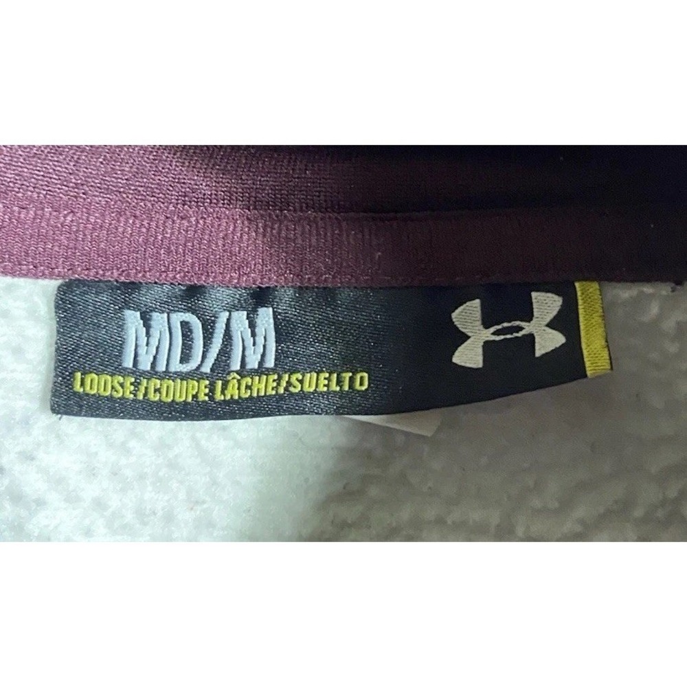 Under Armour Hoodie Women's Medium Pink‎ Realtree Camo Big Logo Pullover - Picture 4 of 6